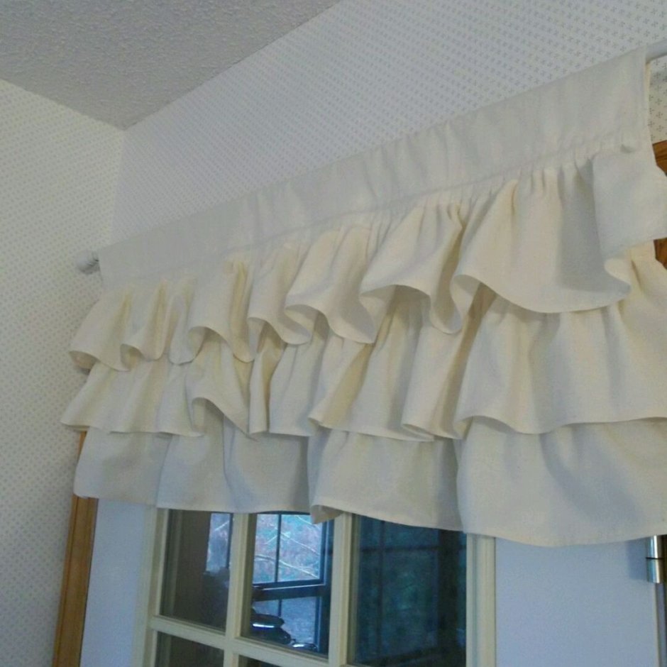 Шторы с воланами
