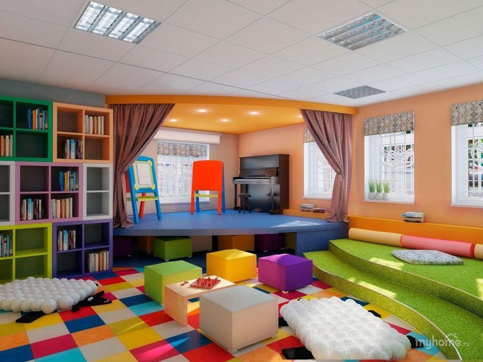 Интерьер детского сада