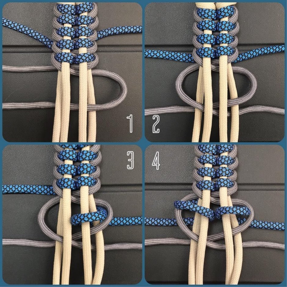Плетение браслетов макраме