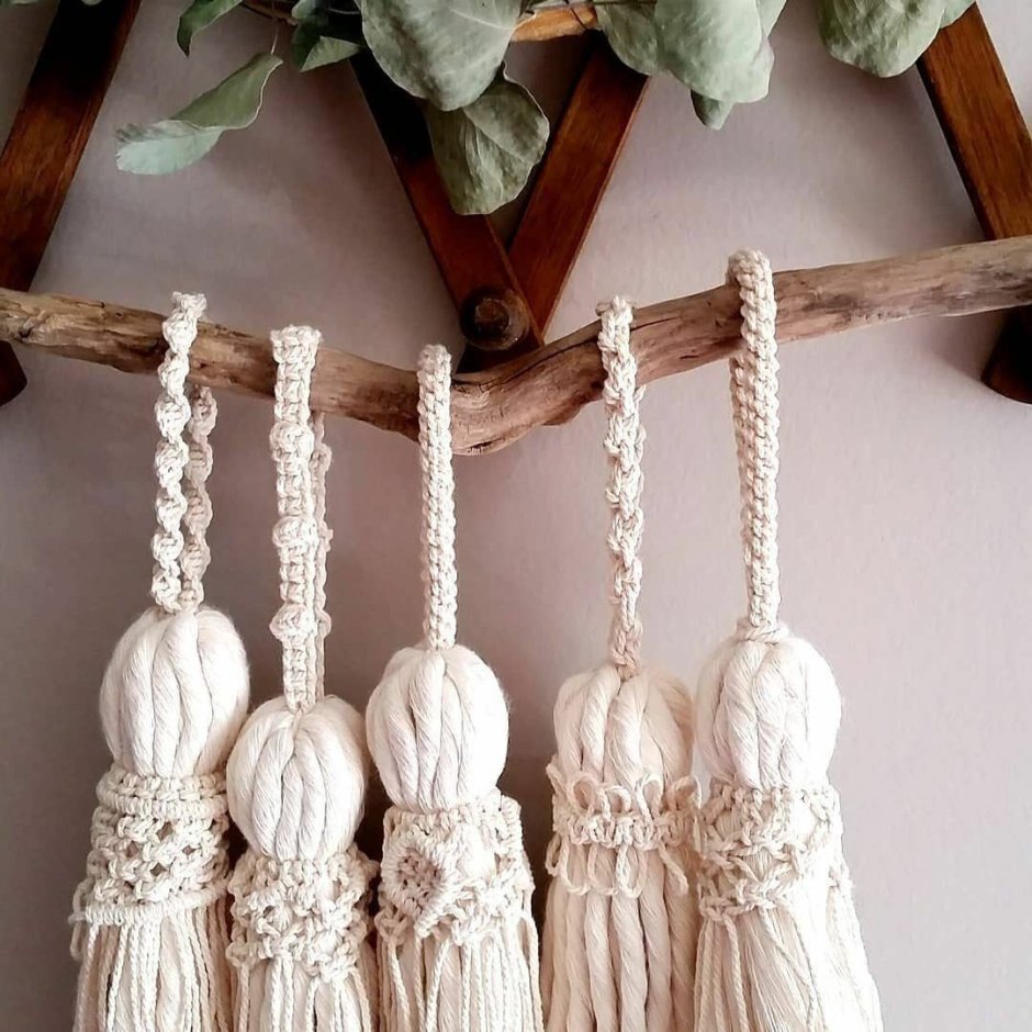 Кисти для штор макраме