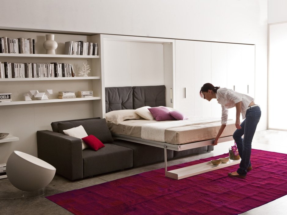 Кровать трансформер с диваном Clei