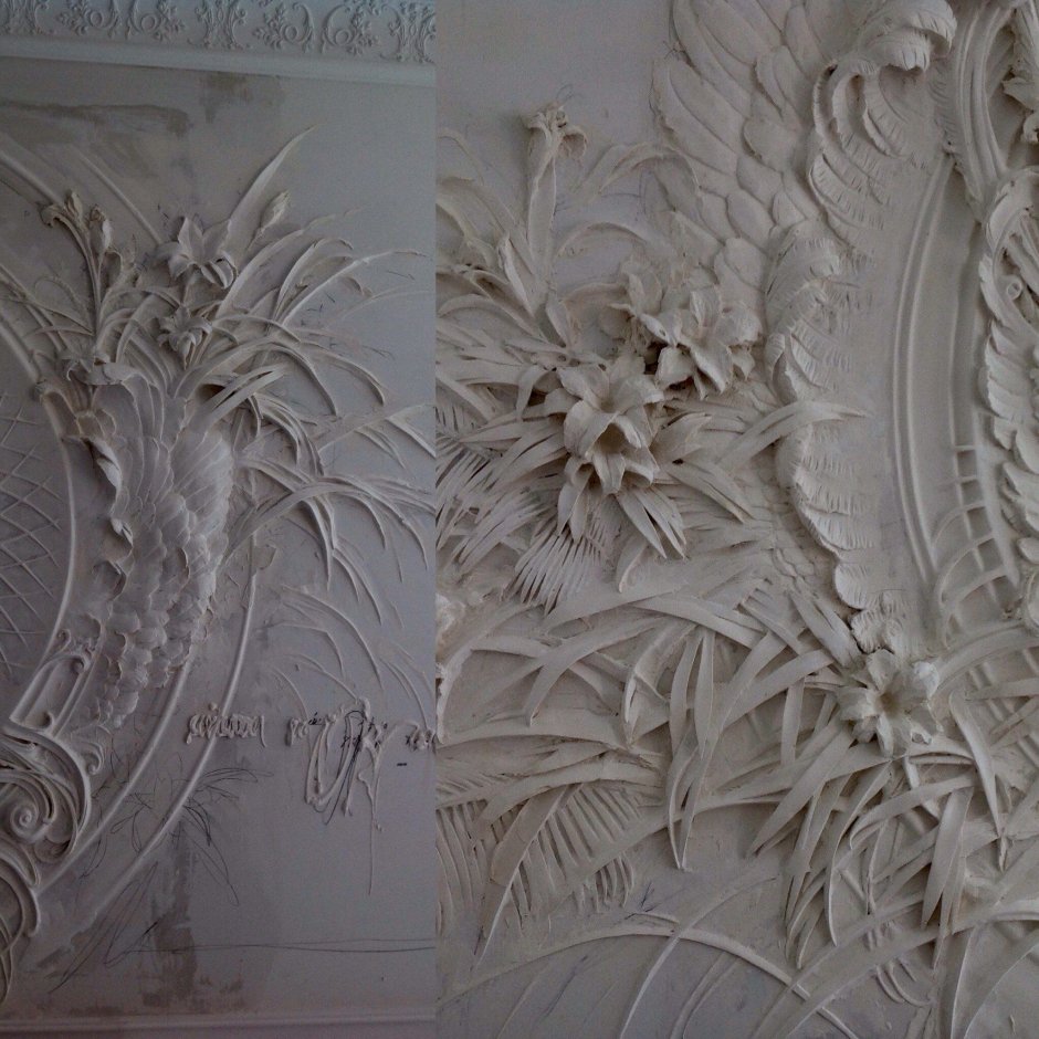 Рельеф из гипса