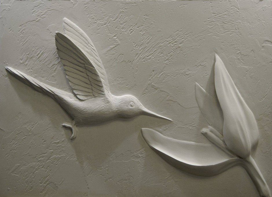 Леонид Ким барельефы птицы