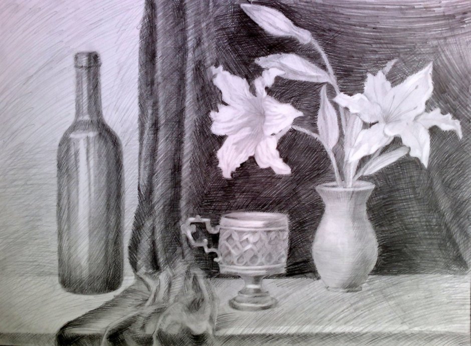 Тематический натюрморт школа