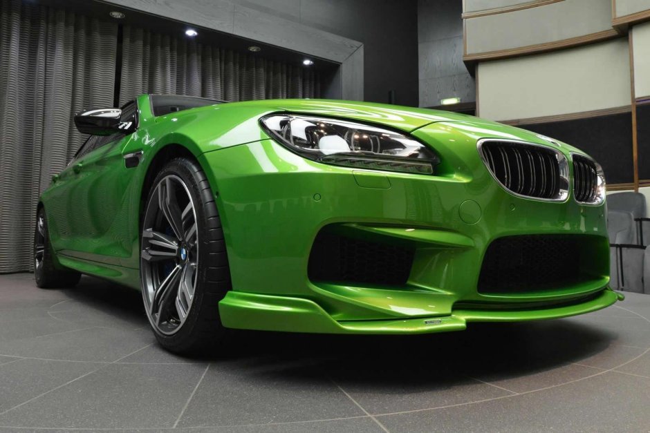 BMW m6 салатовая