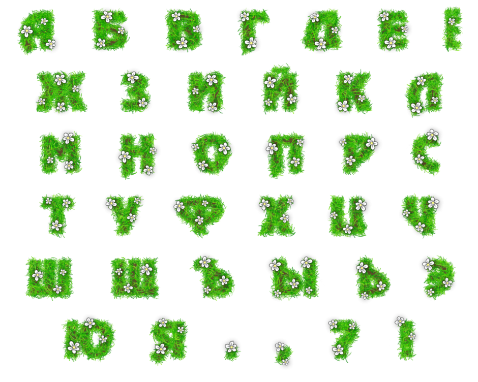 Новогодний алфавит