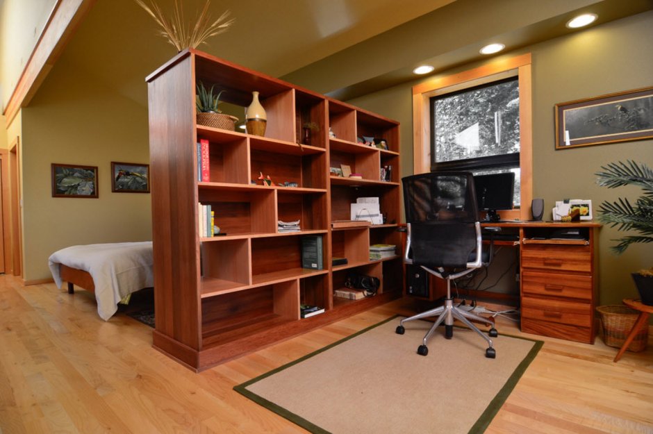 Шкаф для разделения комнаты на зоны