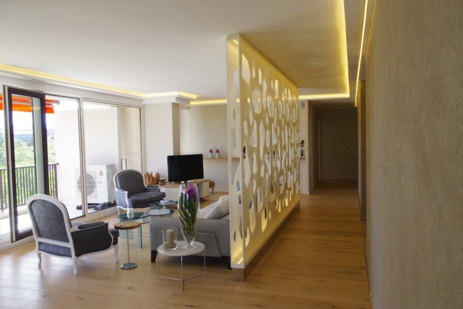 Перегородка из гипсокартона для зонирования офиса