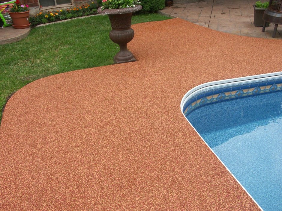 Резиновое покрытие для двора