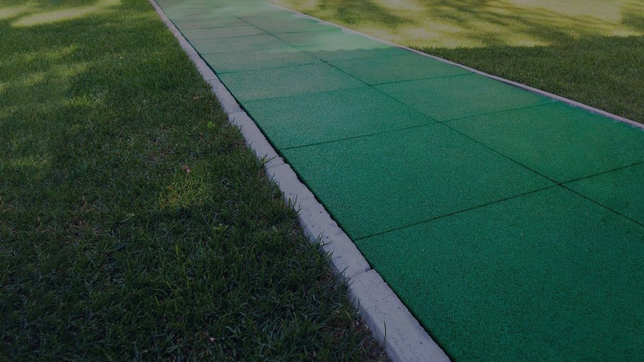 Резиновый бордюр ECOSTEP 500х260х58