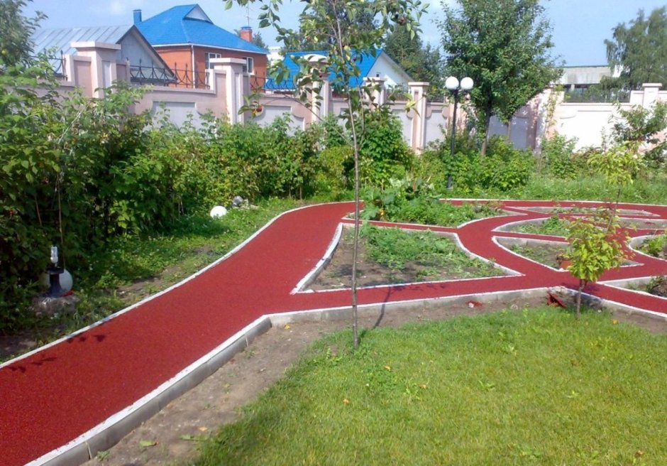 Плитка из резиновой крошки