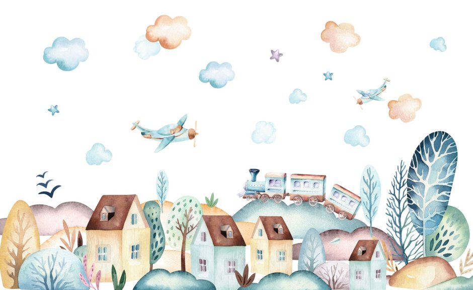 Фотообои небо в детскую