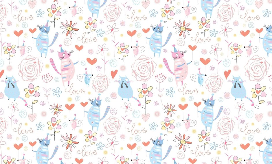 Детский паттерн бесшовный