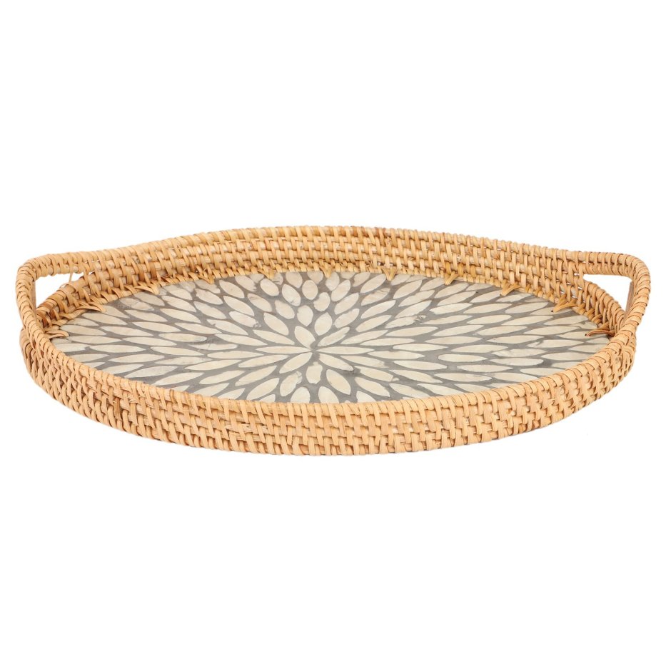 Икеа поднос ротанг