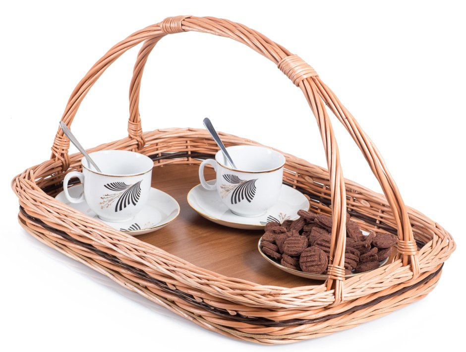 Тарелка из ротанга