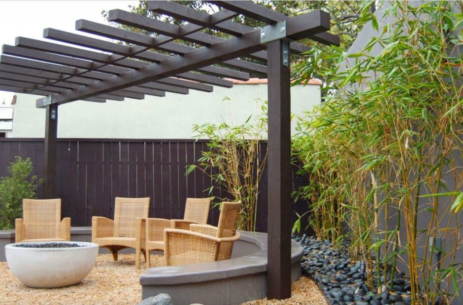 Пергола на двух опорах