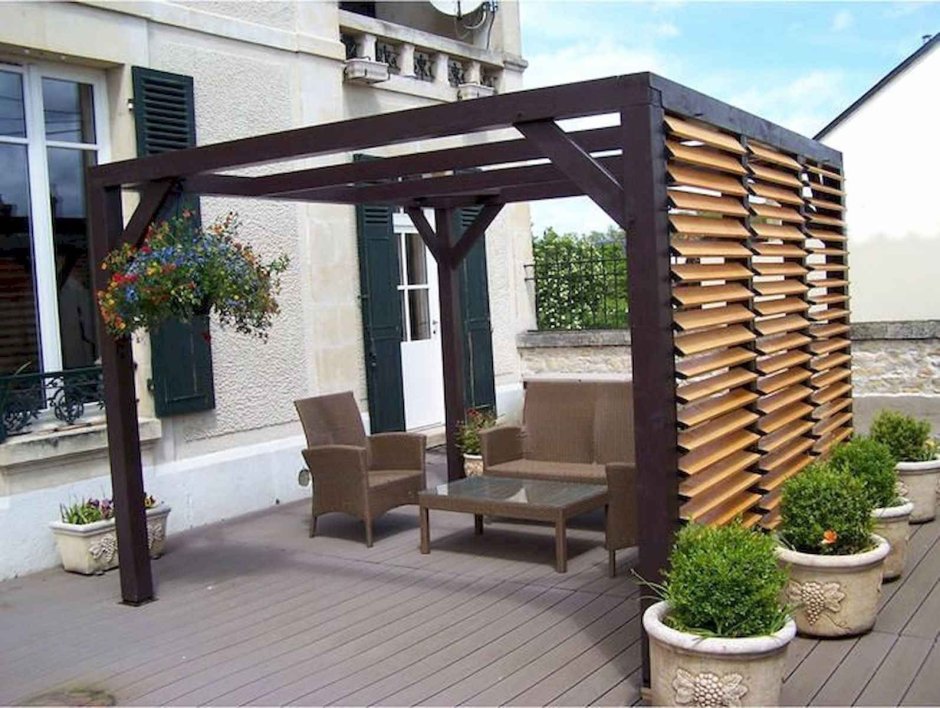 Пергола реечная