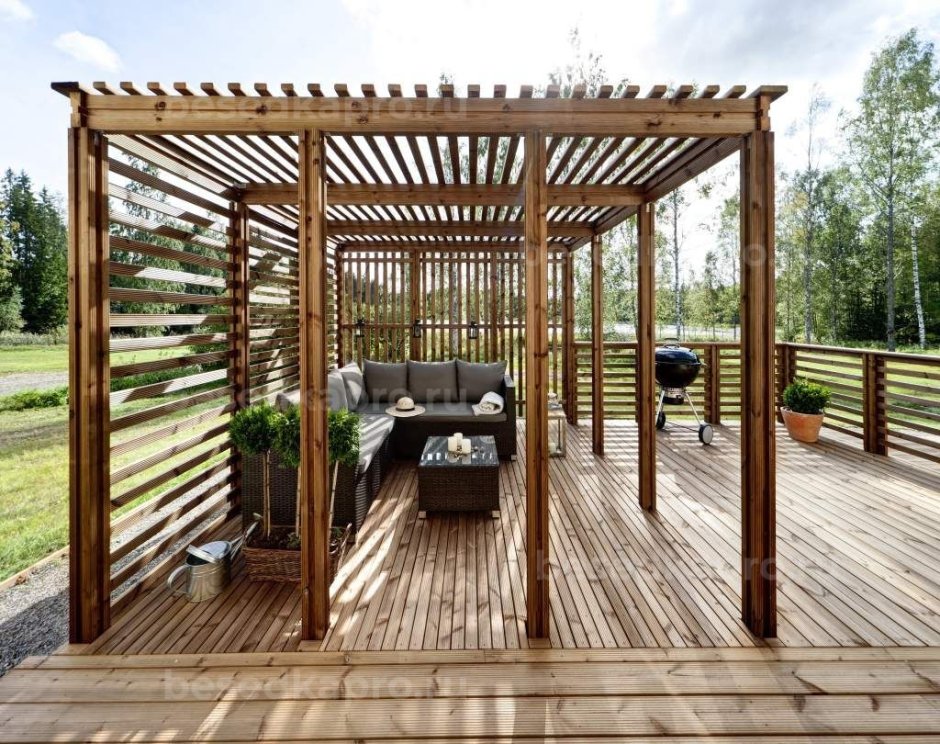 Пергола ДПК