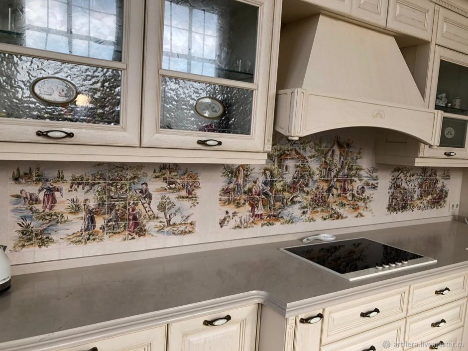Плитка в стиле Прованс для кухни на фартук