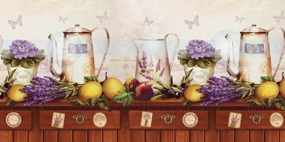 Фартук Альпийская Лаванда 3000х600х1,3 мм