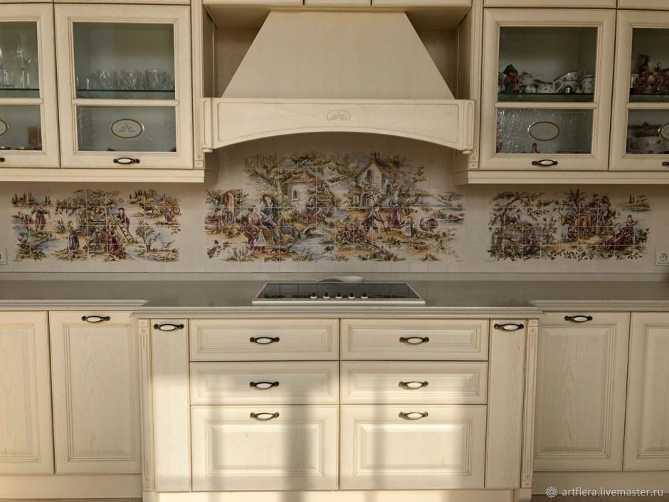Фартук для кухни в стиле Прованс