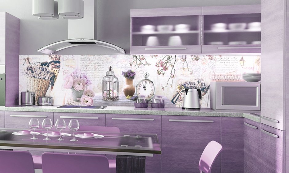 Фартук для кухни из МДФ Прованс