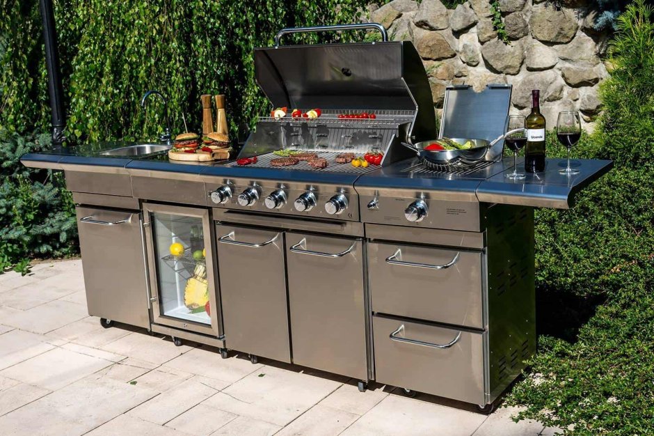 Газовый гриль зона BBQ