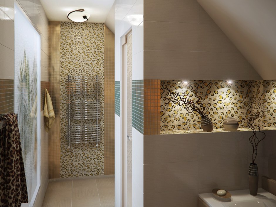 Леопардовая плитка