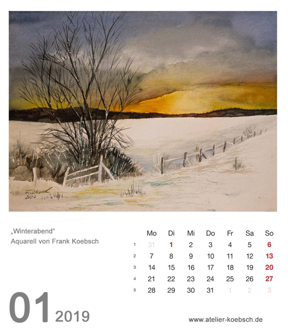 Календарь обои