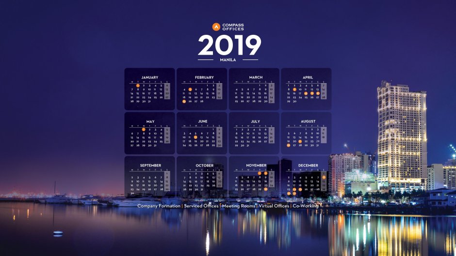 Настенный календарь в интерьере