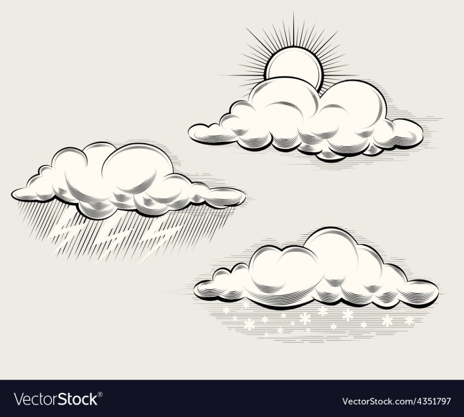 Облака набросок