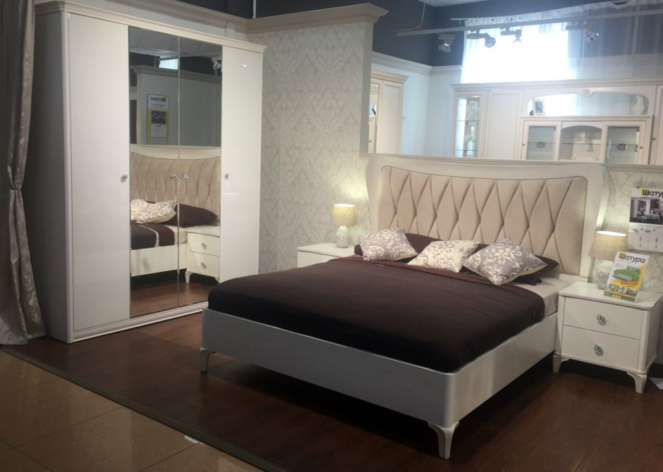 Мебель Шатура гостиная Ровена светлая