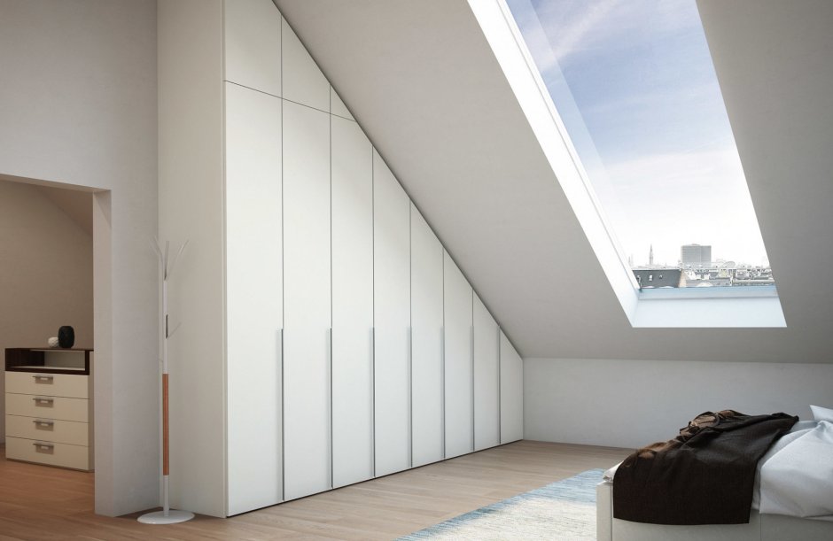 Шкаф на мансарде