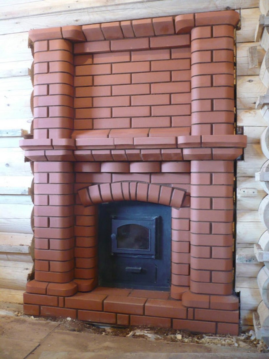 Портал банной печи из кирпича и печи Гефест