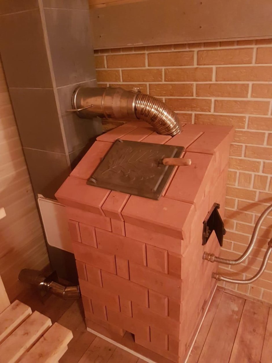 Обкладка печи Гефест кирпичом