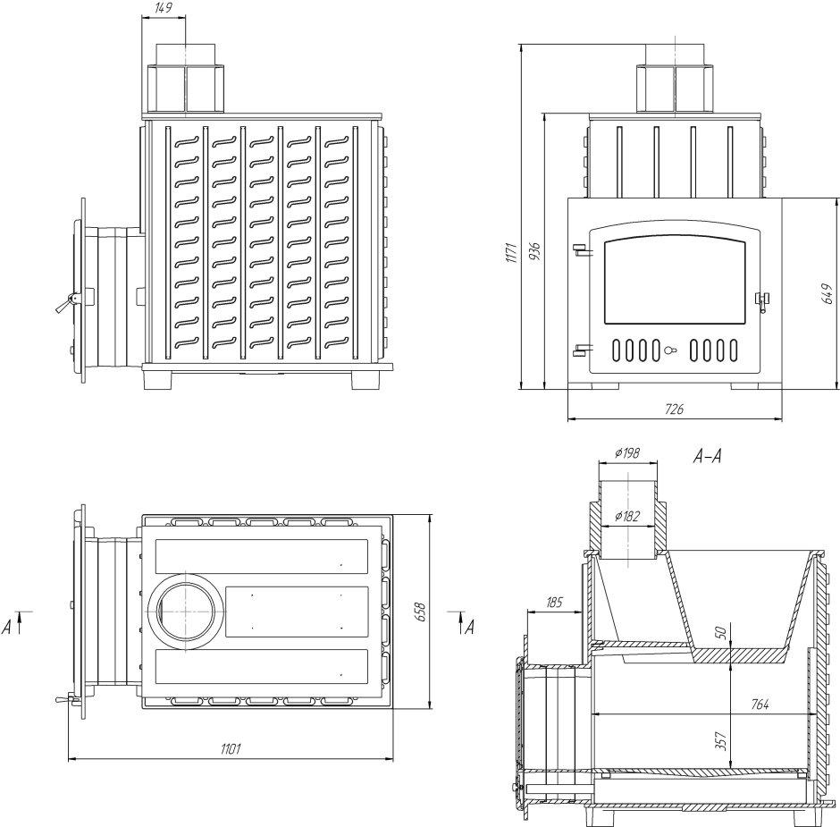 Гефест ПБ-04 габариты
