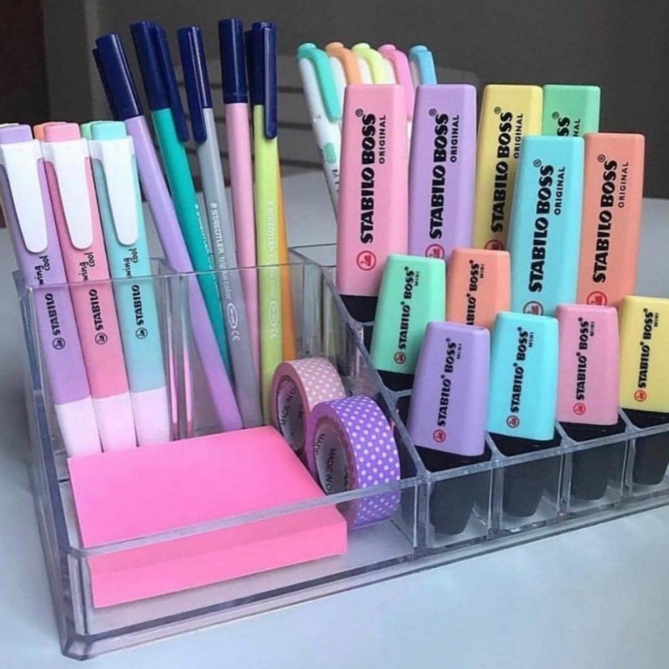 Органайзер для канцелярии прозрачный