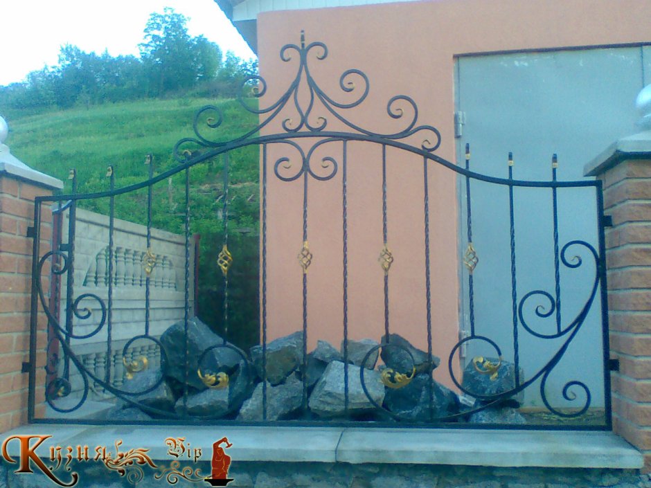 Ворота палисадники кованые Мездрин Павел