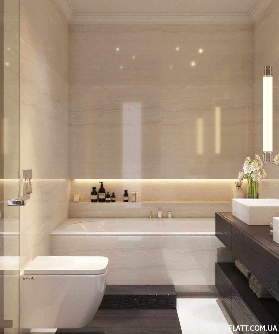 Современная плитка в ванную комнату