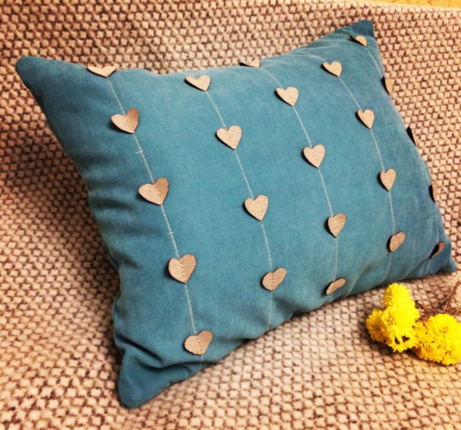 Декоративные подушки из фетра