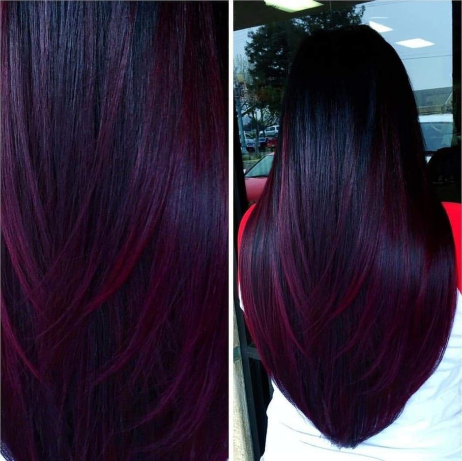 Аметист бургунди цвет волос