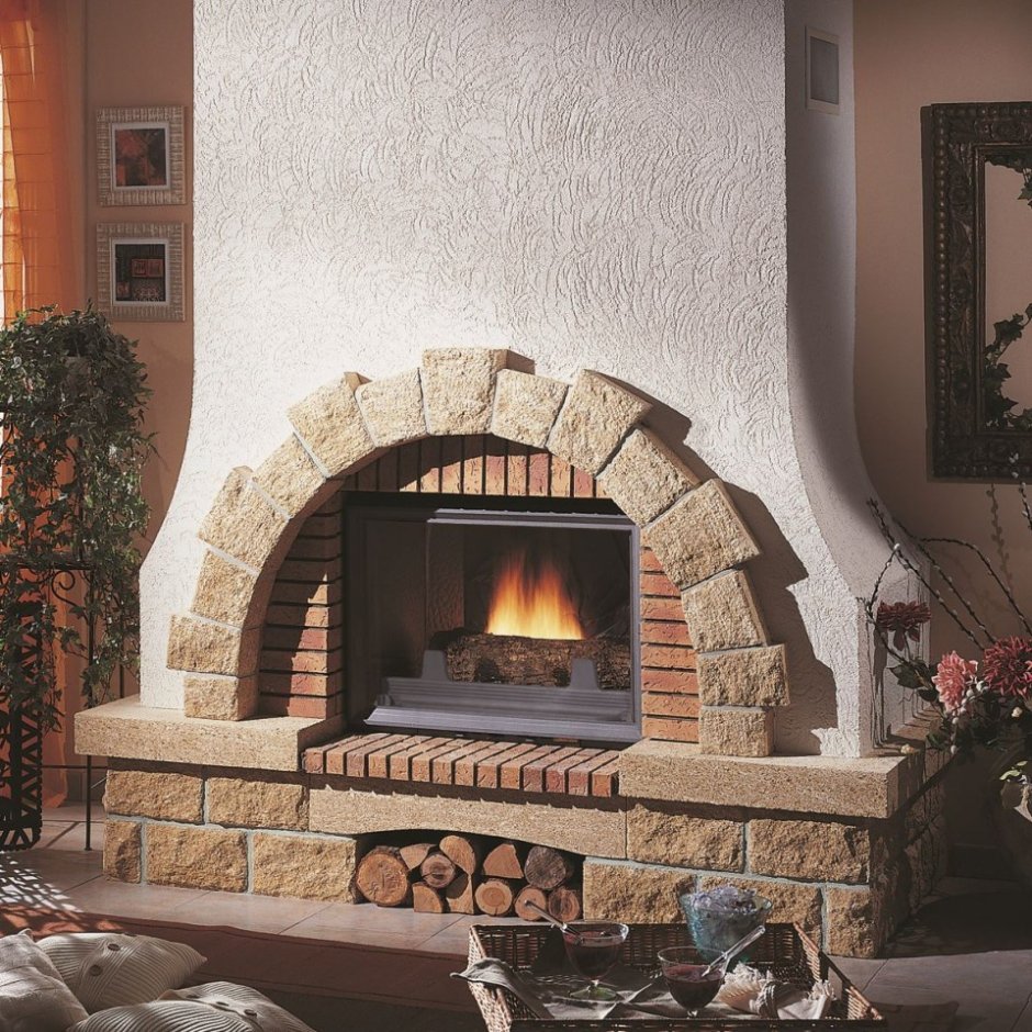 Полка над камином