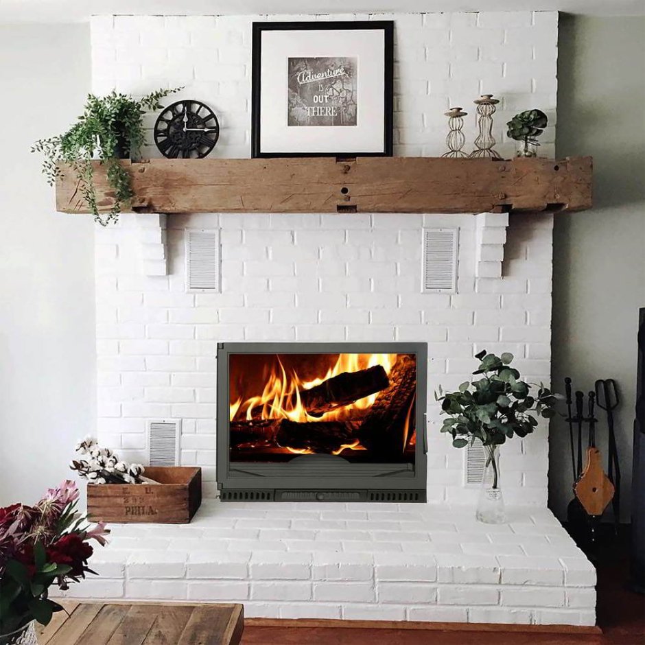 Каминная зона в интерьере