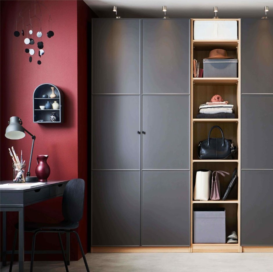 Шкаф купе ПАКС сбоку