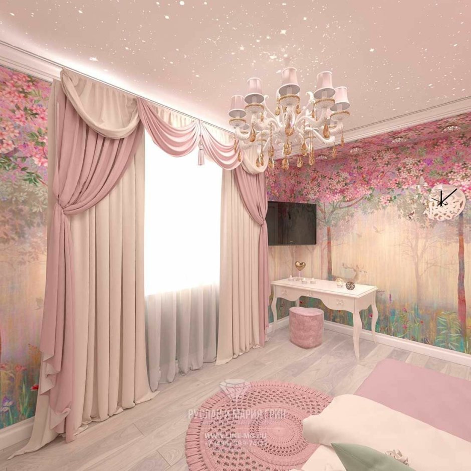 Красивые комнаты для девочек 8 лет