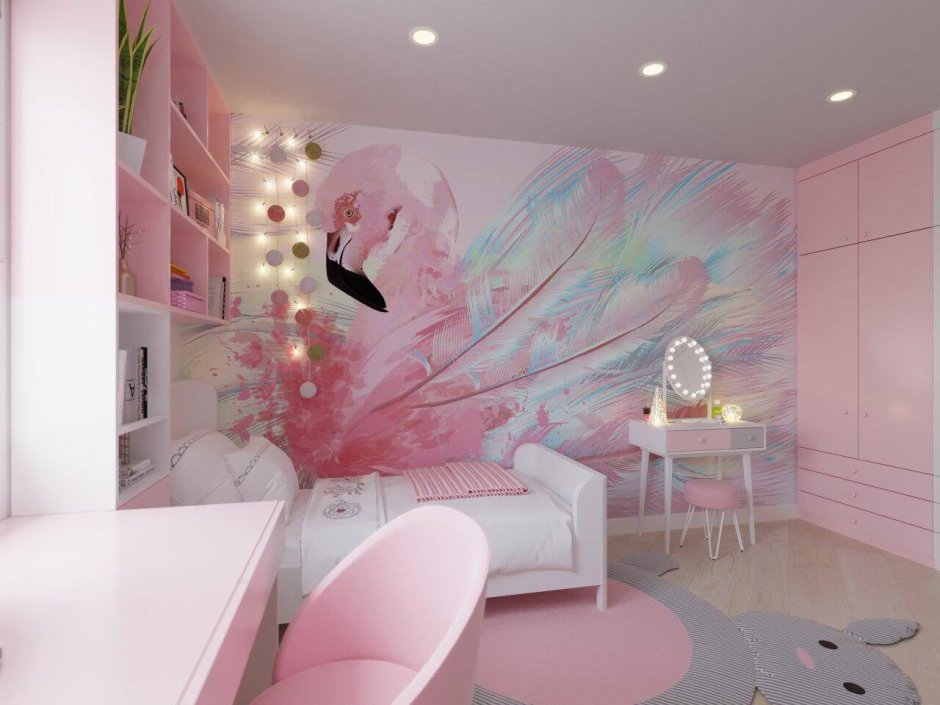 Стильные фотообои в детскую