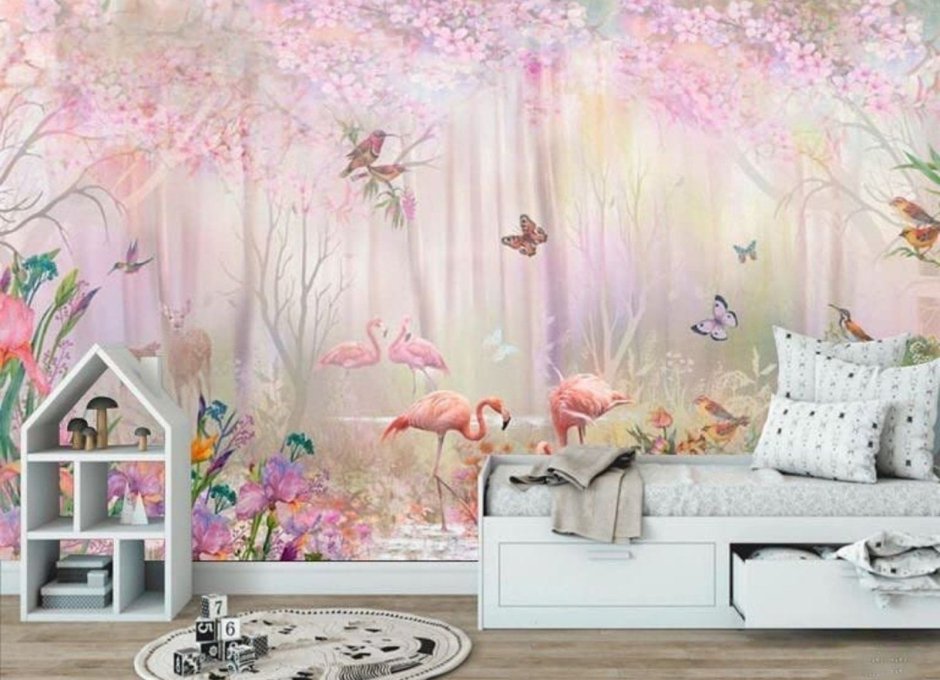 Детская комната с единорогами