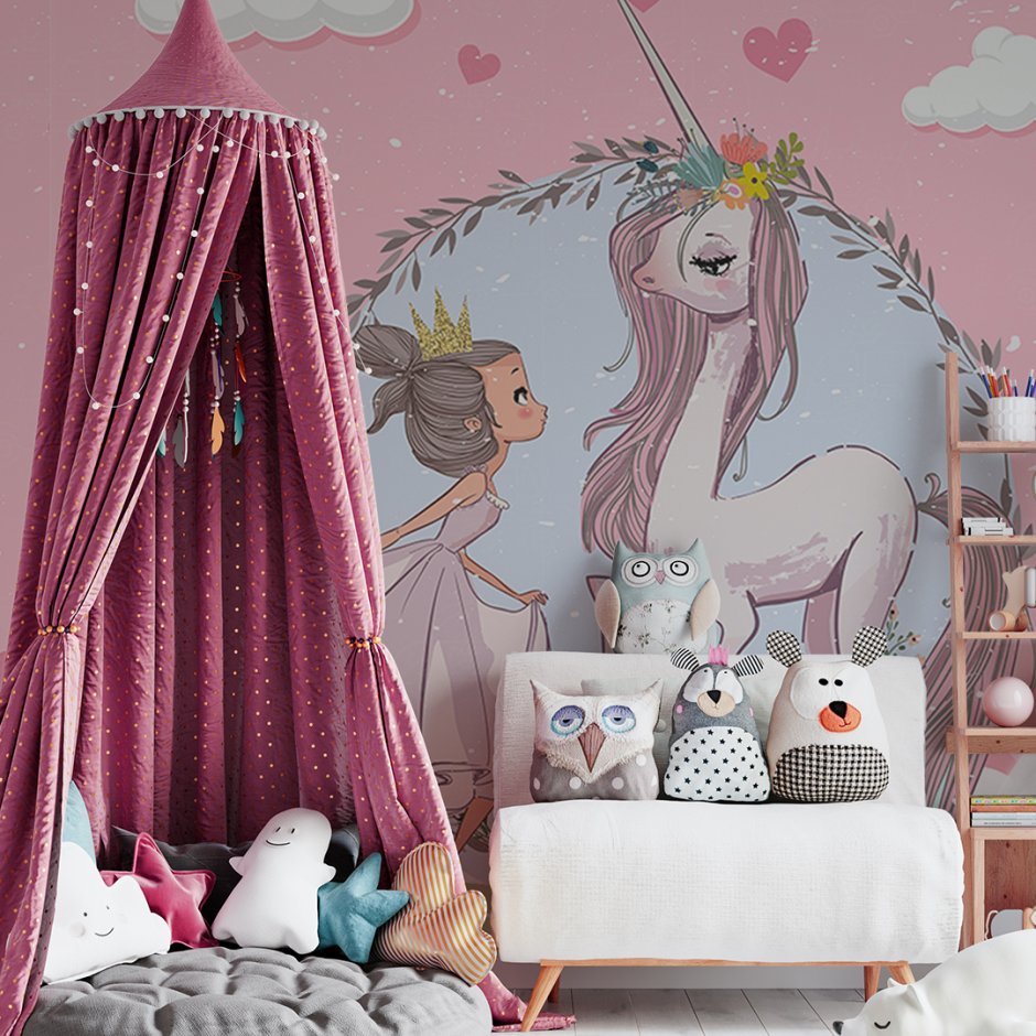 Фотообои для девочек в комнату