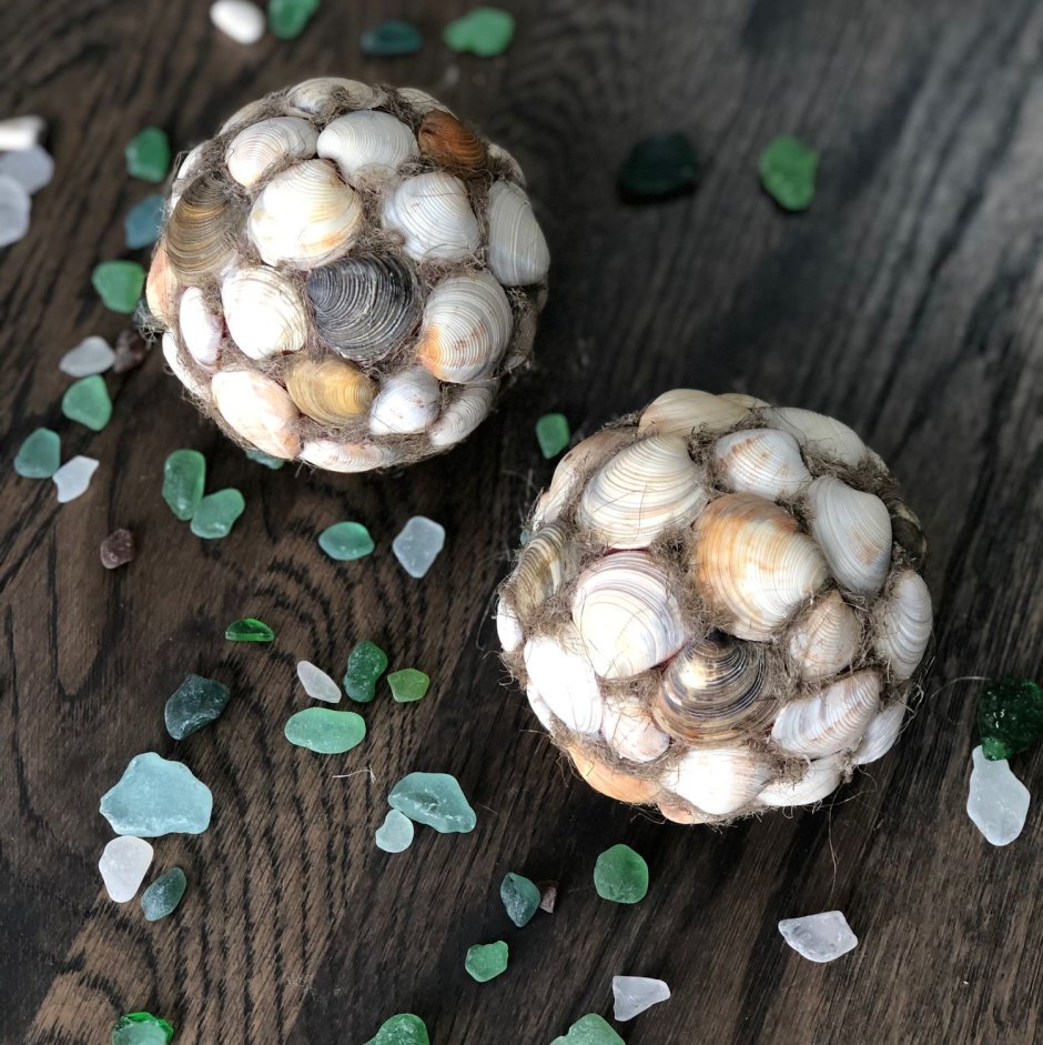 Панно из песка и ракушек