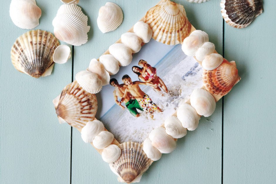 Композиции из ракушек для интерьера